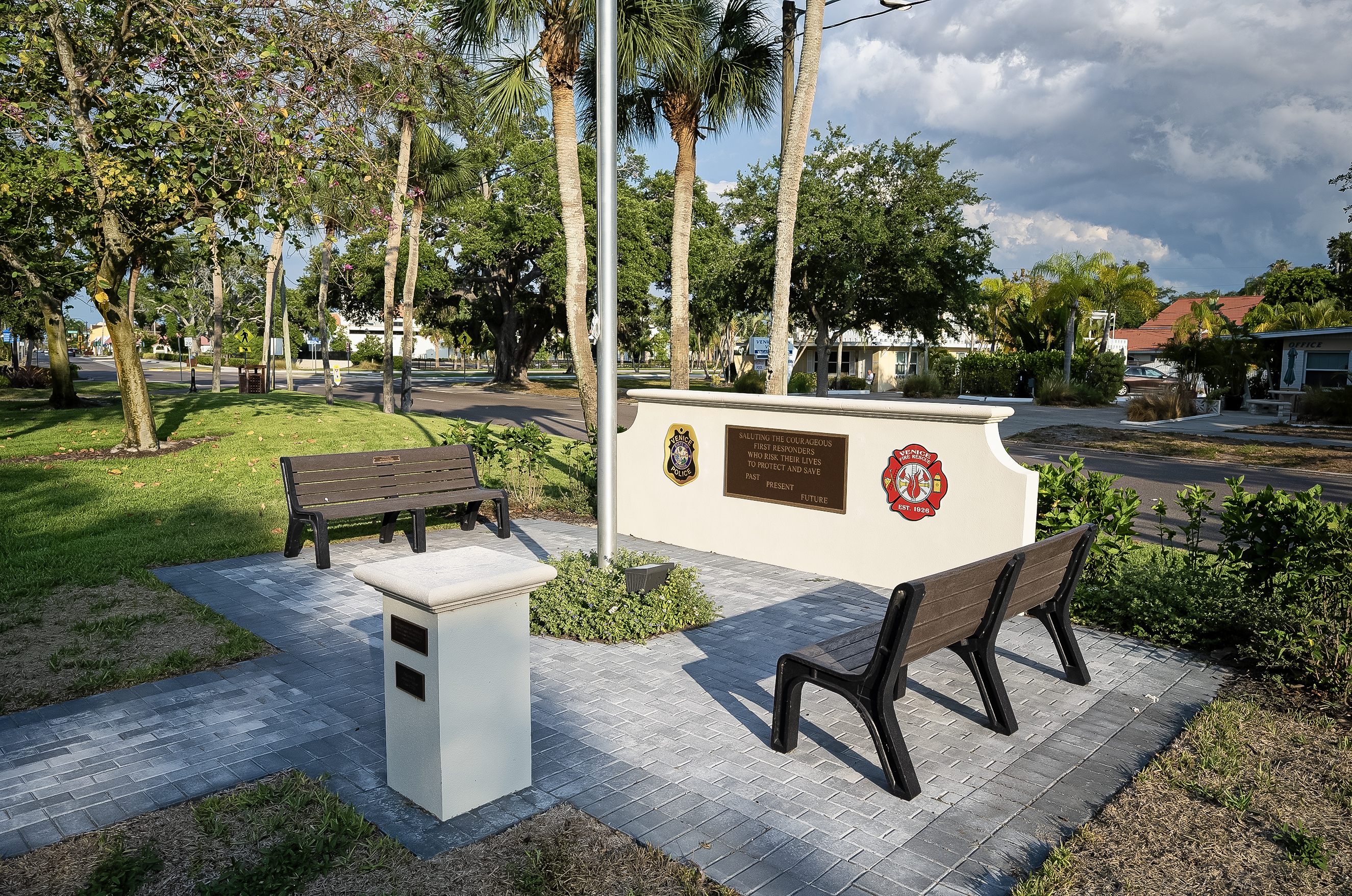 Police Bench Texture Venice Fire and Police Benches â Home
